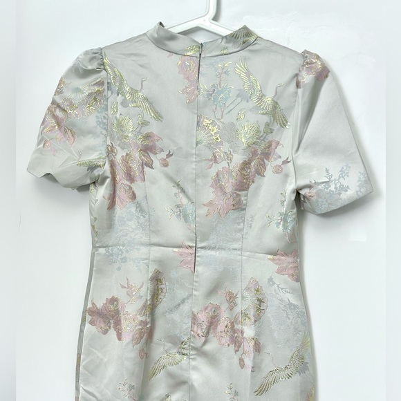 New Chinese-style Cheongsam - Light Blue 🩵 - Picture 4 of 4